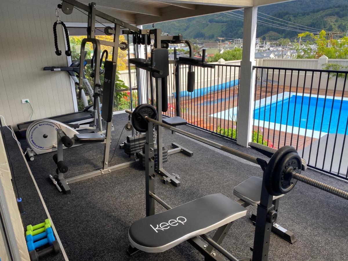Fabulous Apartment With Private Spa Pool & Gym Picton Luaran gambar